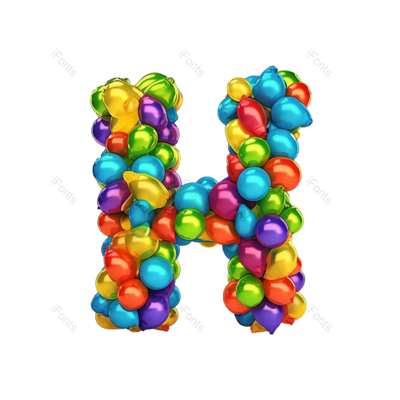 狂欢节图片,字母元素,教育PNG,生日免抠素材